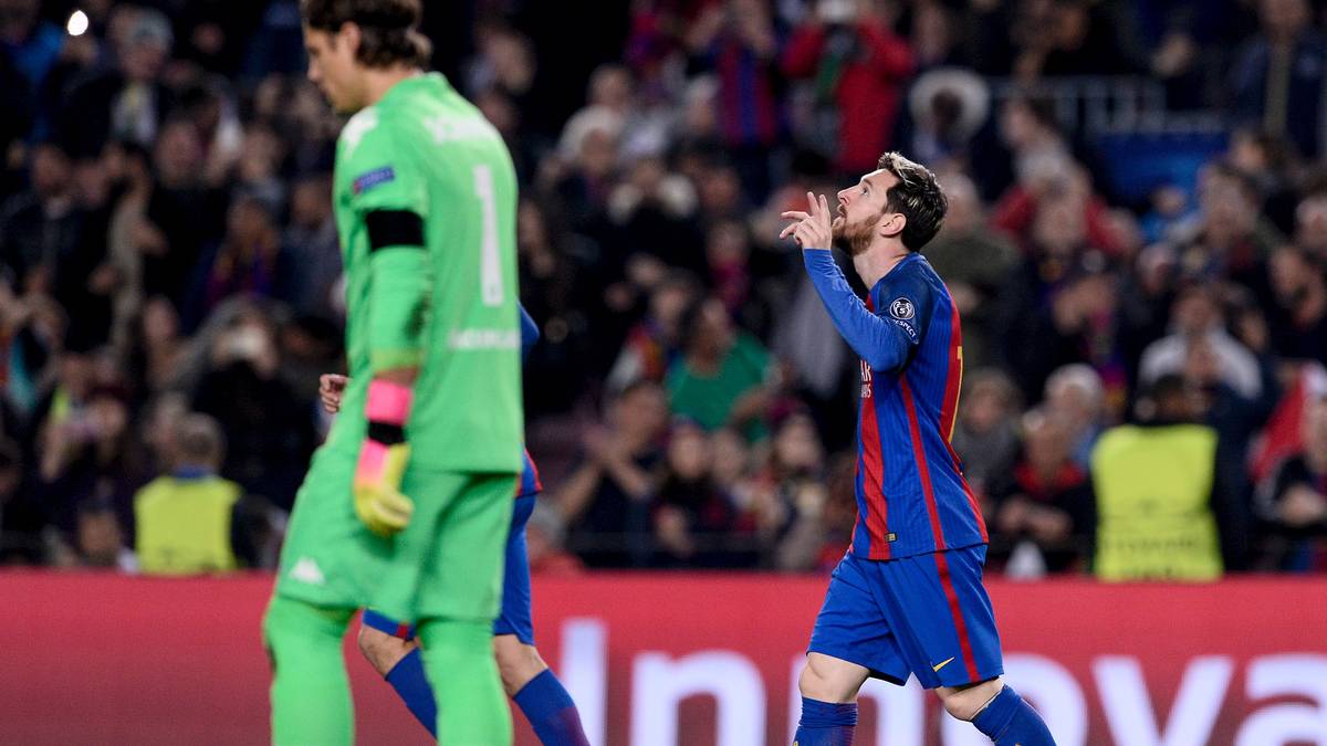 Mit seinem Tor  gegen Gladbach schraubt Lionel Messi seine unfassbare Torquote weiter nach oben. Mit zehn Treffern in der Gruppenphase kommt er bis auf ein Tor an Ronaldos Rekord aus der Vorsaison ran.