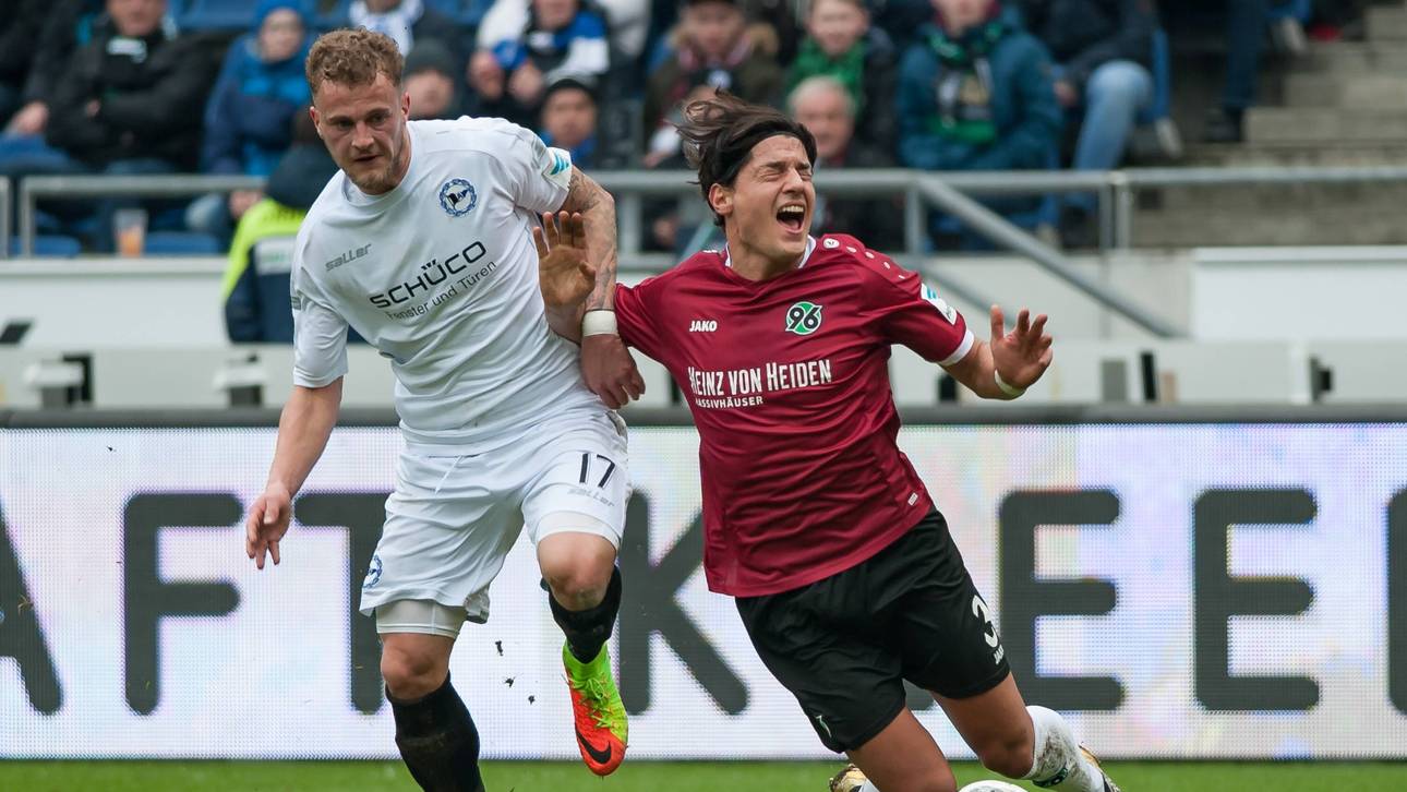 Hannover stolpert gegen Arminia
