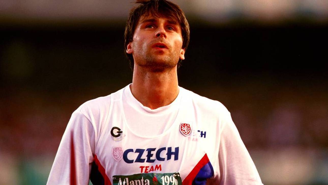 Jan Zelezny bei den Olympischen Spielen in Atlanta
