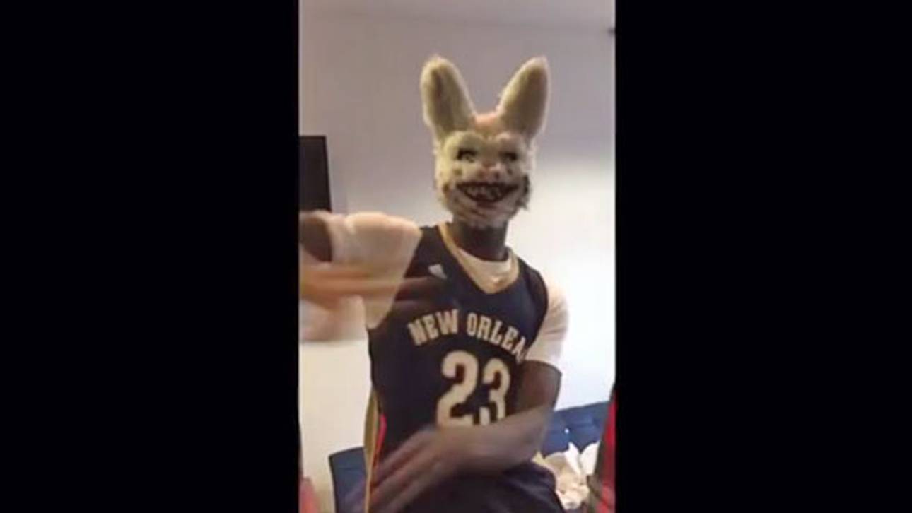 Pogba erschreckt als Grusel-Hase