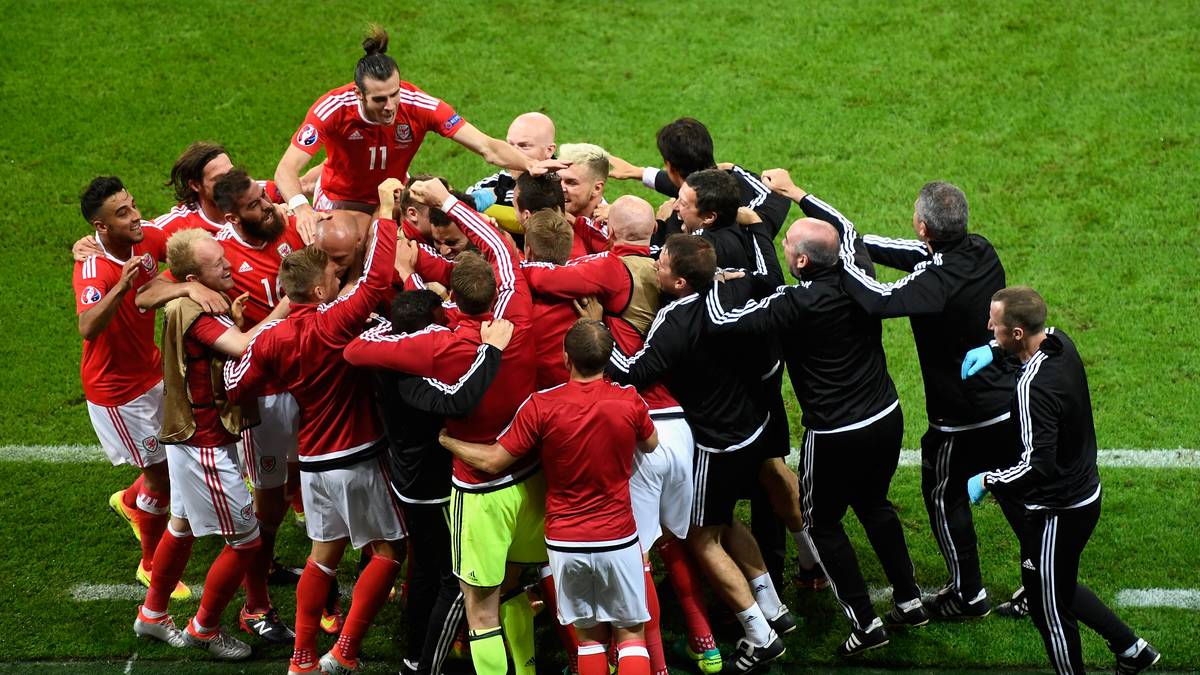 Und wieder gibt es eine riesige walisische Jubeltraube