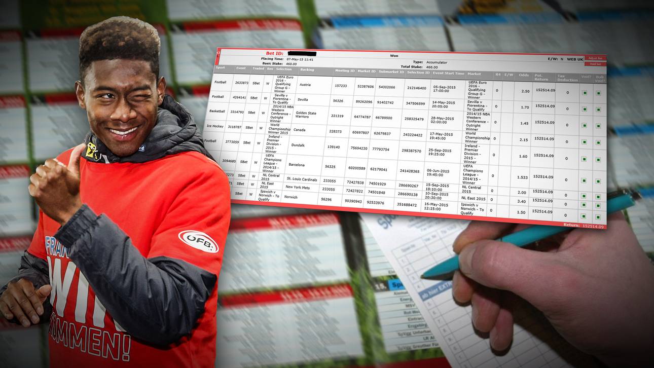 Alaba beschert Mega-Wettgewinn