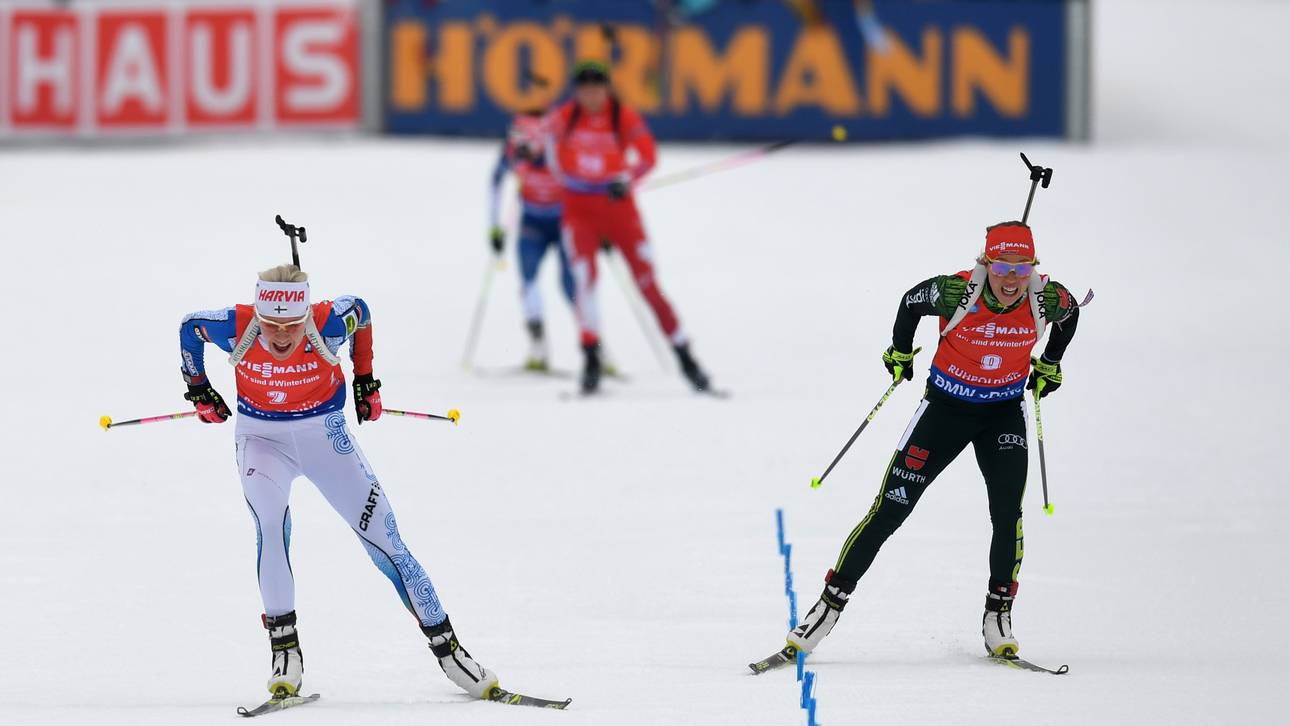 Dahlmeier im Favoritinnen-Sandwich