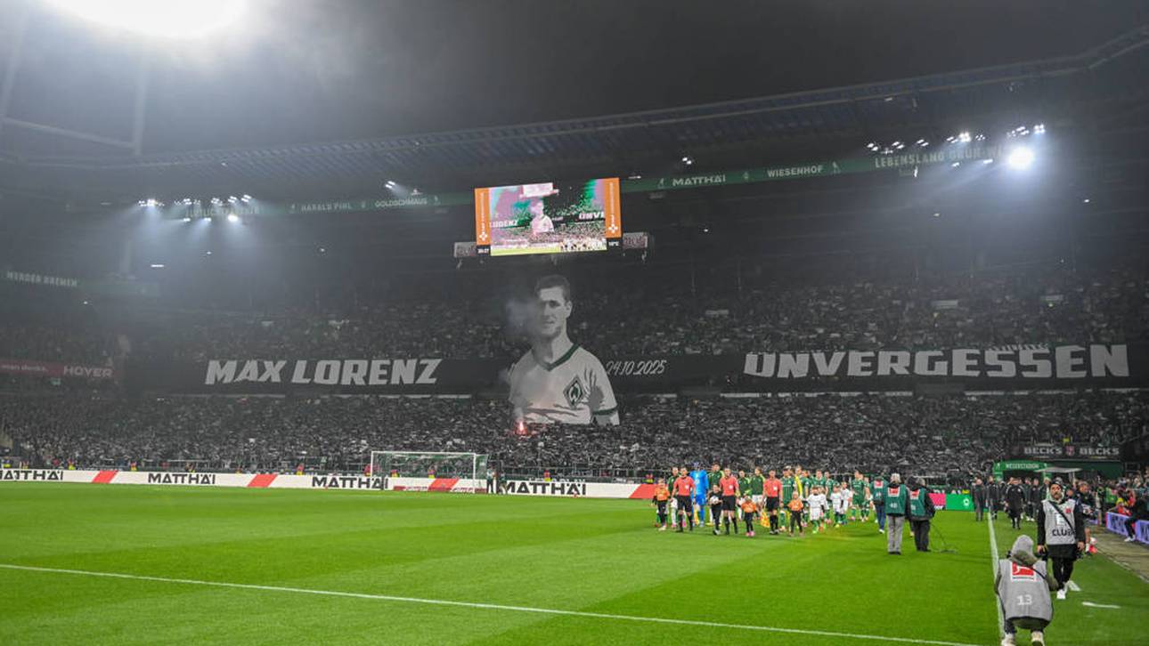 Die Bremer Ostkurve gedachte an den verstorbenen Max Lorenz