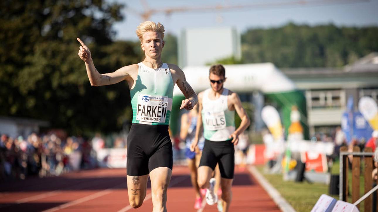 Robert Farken beim Sieg in Rehlingen
