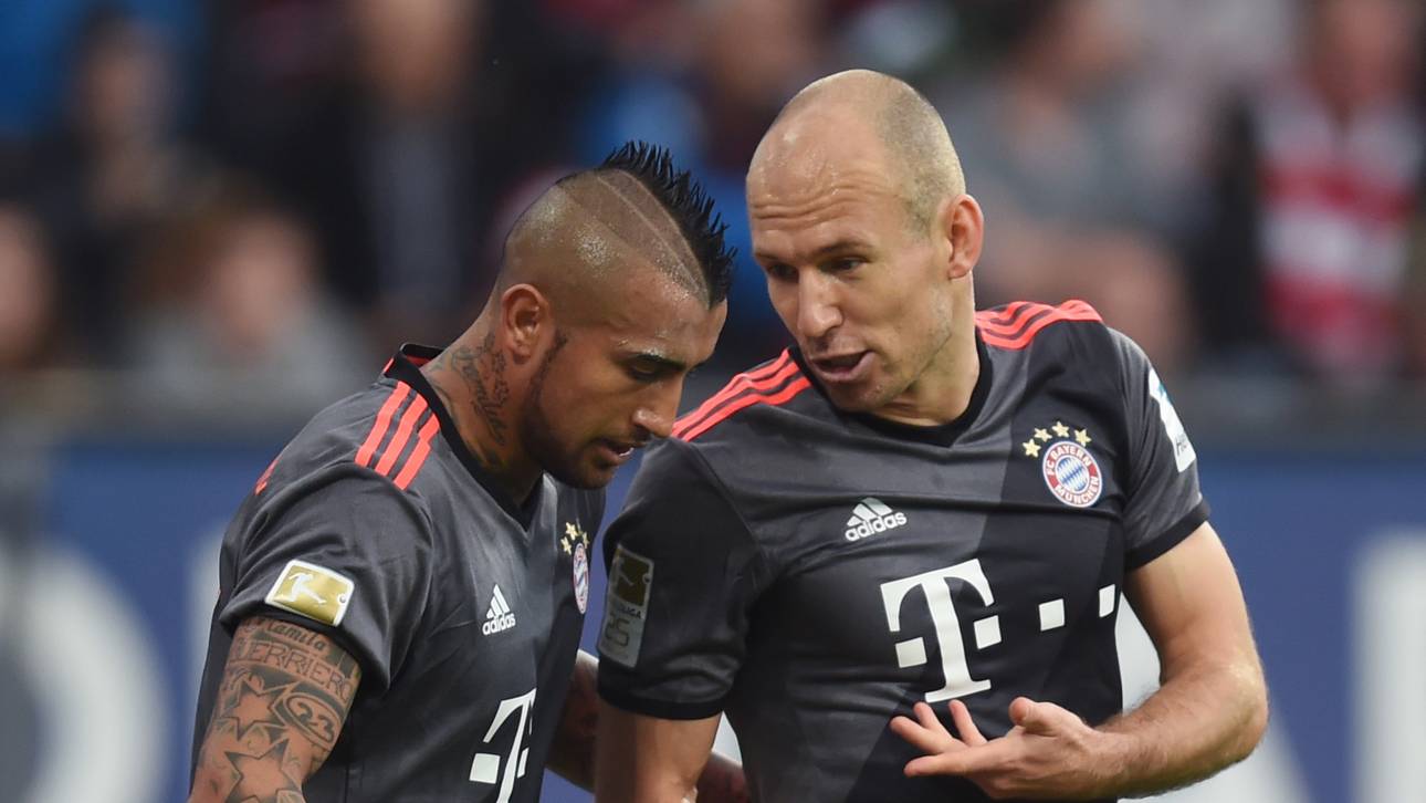 Bayern wohl ohne Robben und Vidal