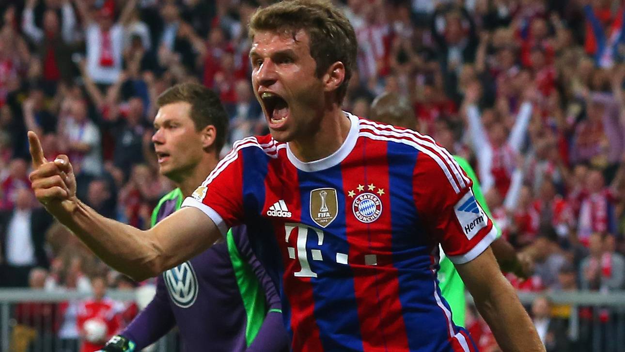 Thomas Müller FC Bayern München VfL Wolfsburg
