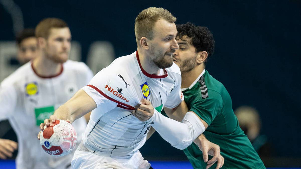 Aktivposten beim Sieg der deutschen Handballer gegen Algerien in der Olympia-Qualifikation: Julius Kühn