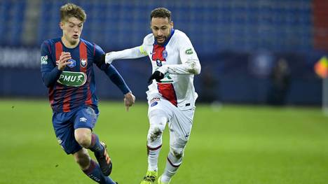 Paris Saint-Germain hat am Mittwoch glanzlos das Achtelfinale des französischen Pokals erreicht, sorgt sich aber um Superstar Neymar. 