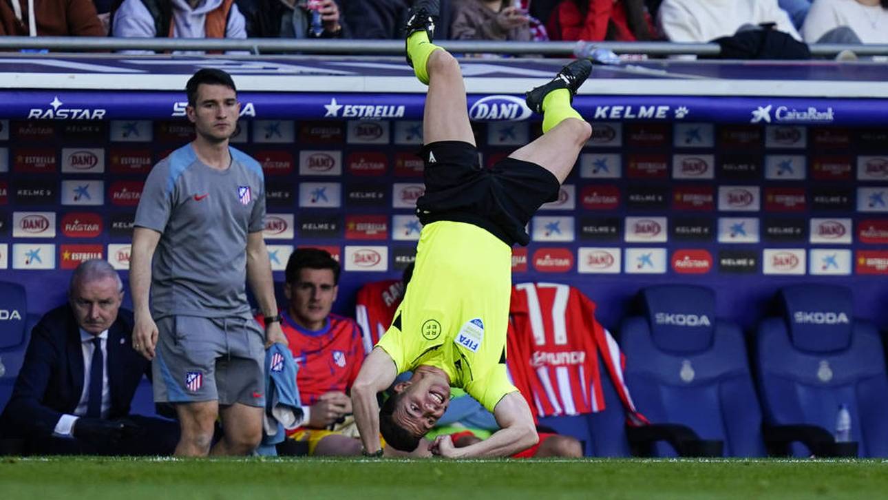 Linienrichter Alfredo Rodriguez Moreno kam unglücklich zu Fall