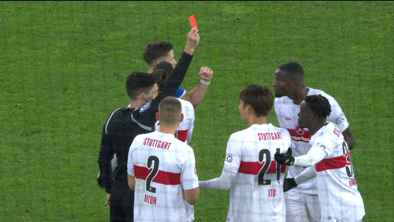 Kurioser Platzverweis beim VfB
