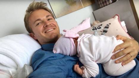 Nico Rosberg mit seiner Tochter Laila