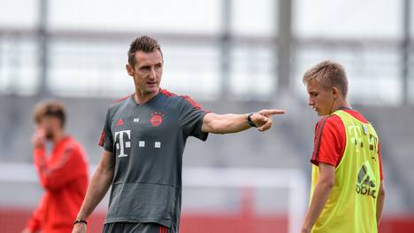 Miroslav Klose ist bislang Trainer der U17 beim FC Bayern