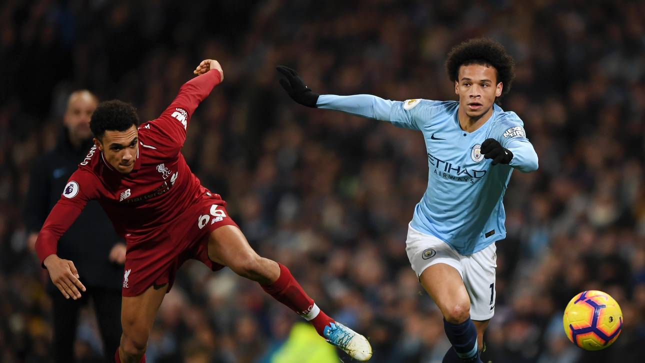 Leroy Sane nach City-Sieg gefeiert