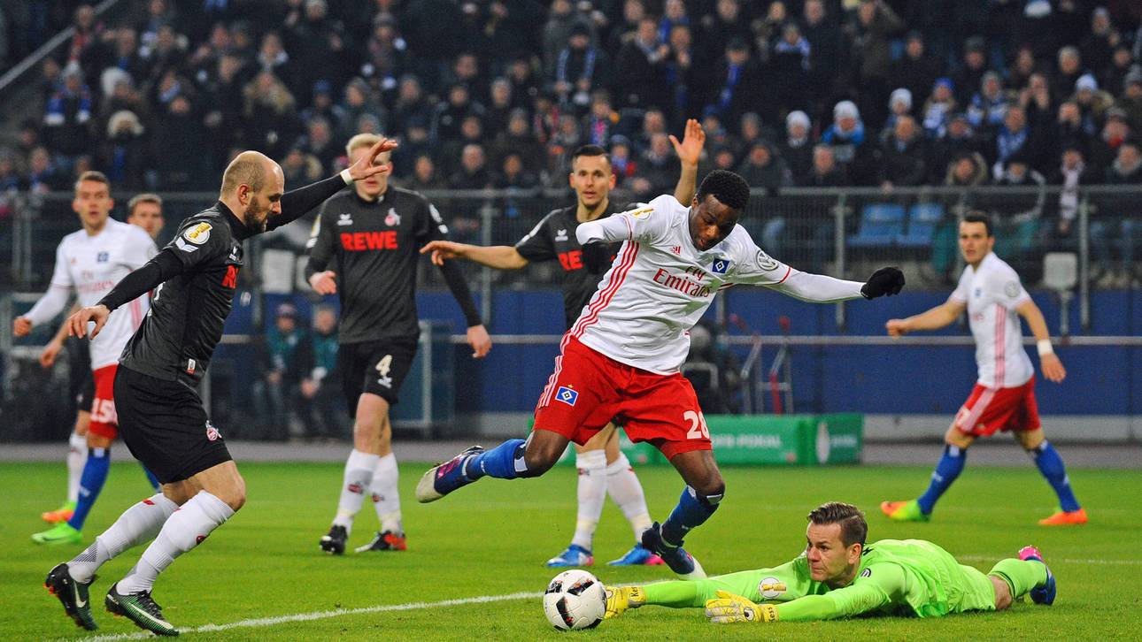 Starker HSV wirft Köln raus