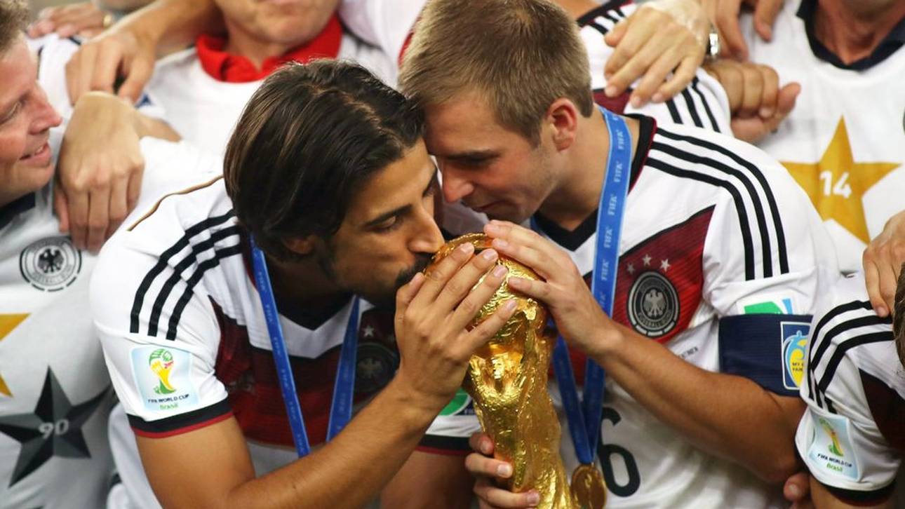 Philipp Lahm und Sami Khedira wurden 2014 gemeinsam Weltmeister in Rio
