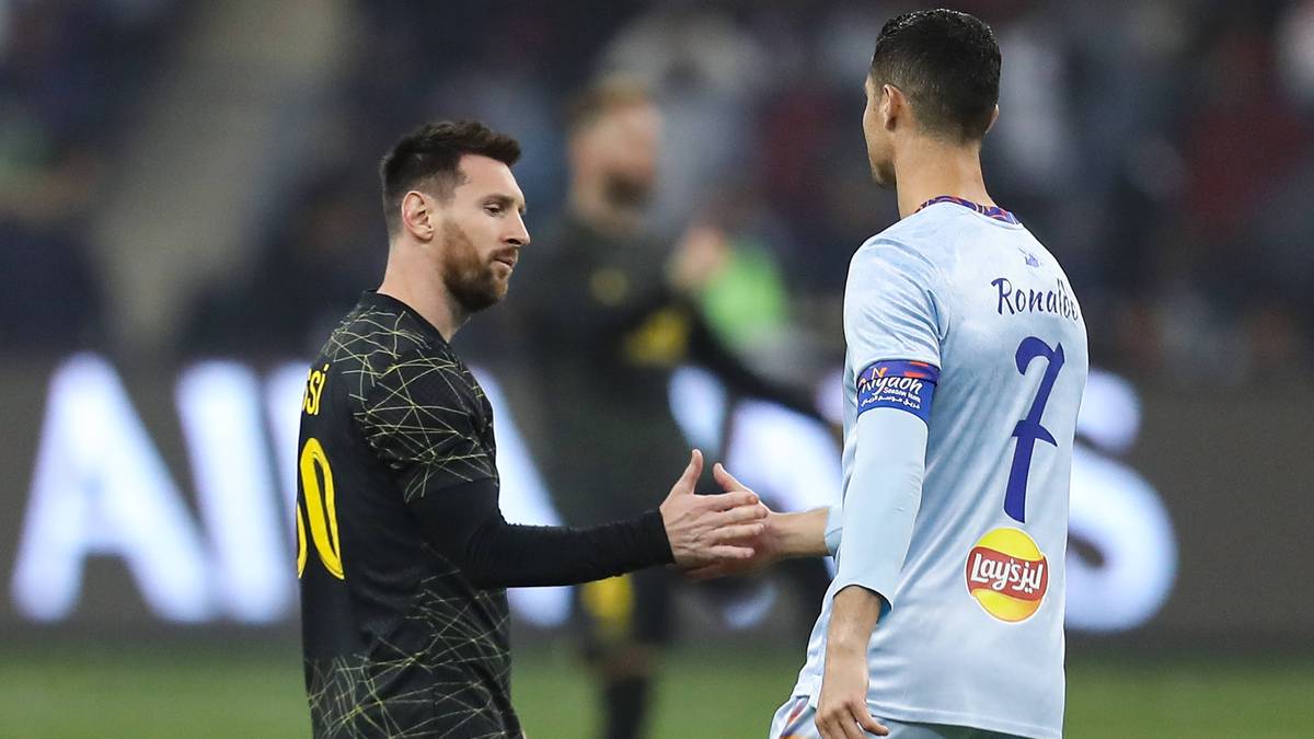 Bei einem Freundschaftsspiel im Januar trafen Lionel Messi und Cristiano Ronaldo zuletzt aufeinander. Doch wer ist nun der GOAT?