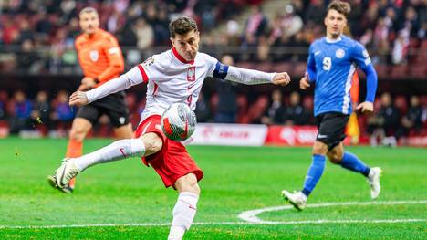 Robert Lewandowski kämpft mit Polen noch um das Ticket zur EM 2024 in Deutschland