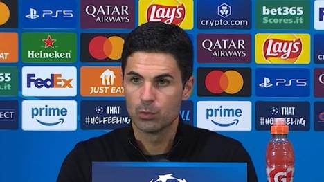 Arsenal geht mit 0:1 bei Inter leer aus. Trainer Mikel Arteta hadert jedoch sehr mit der Leistung der Unparteiischen.