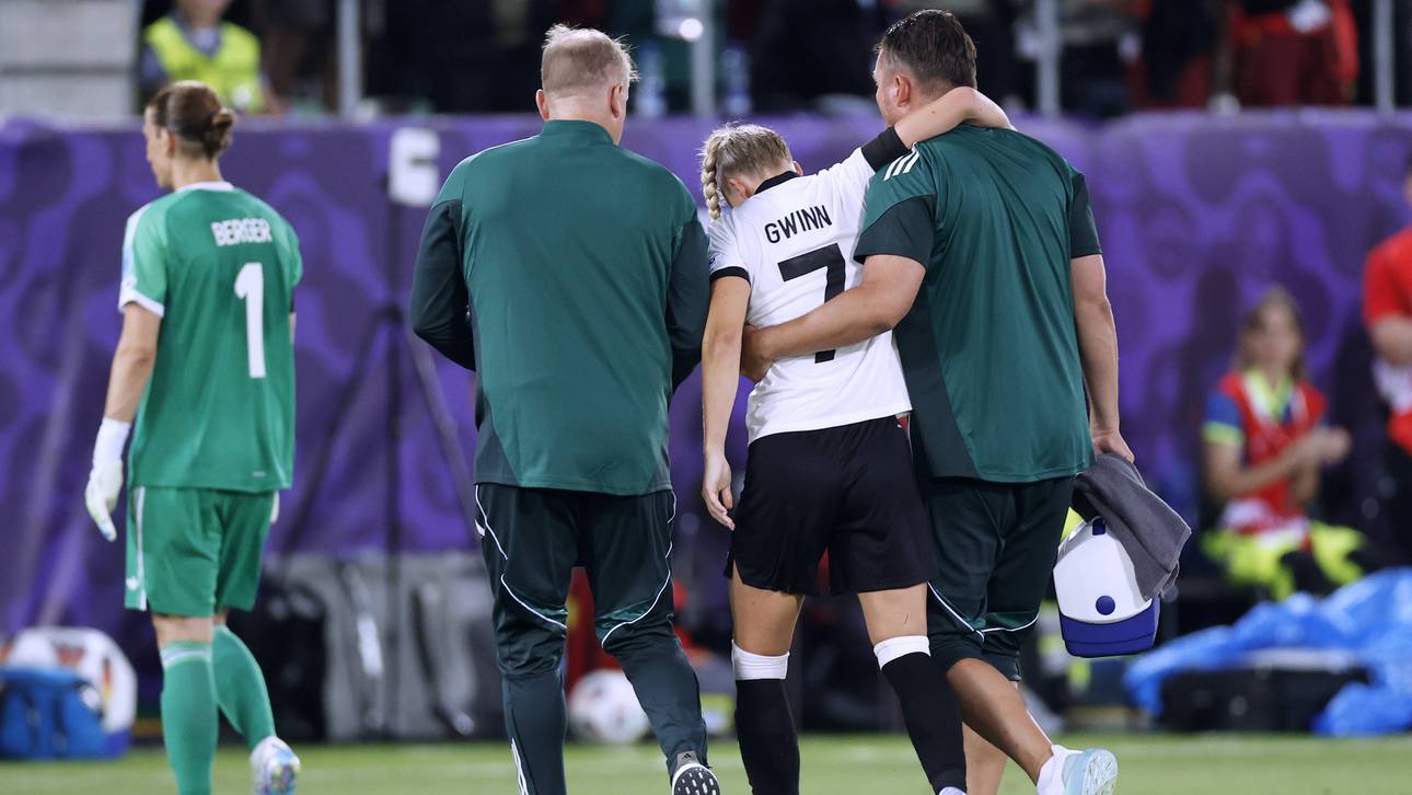 Giulia Gwinn musste verletzt ausgewechselt werden