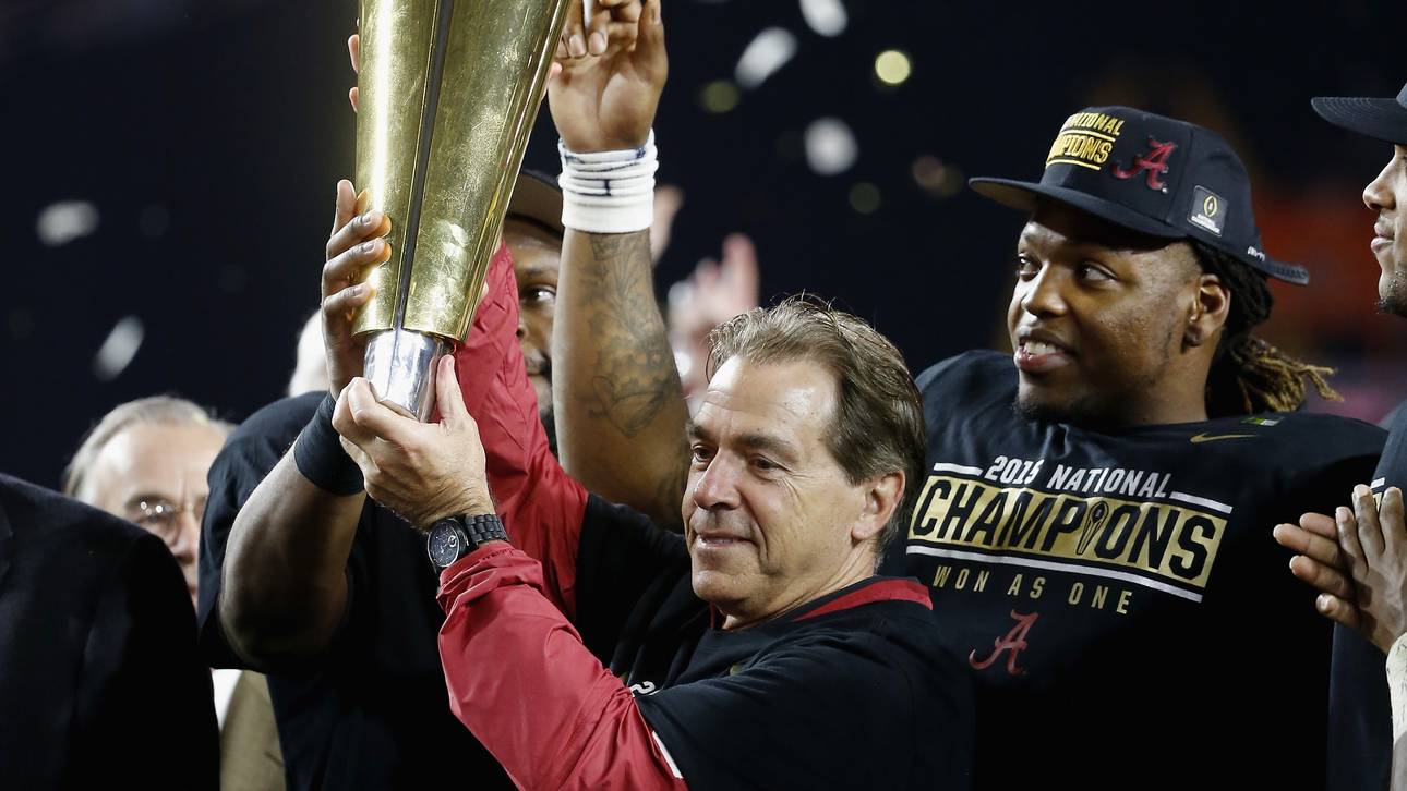 Nick Saban gewann seinen fünften College-Titel