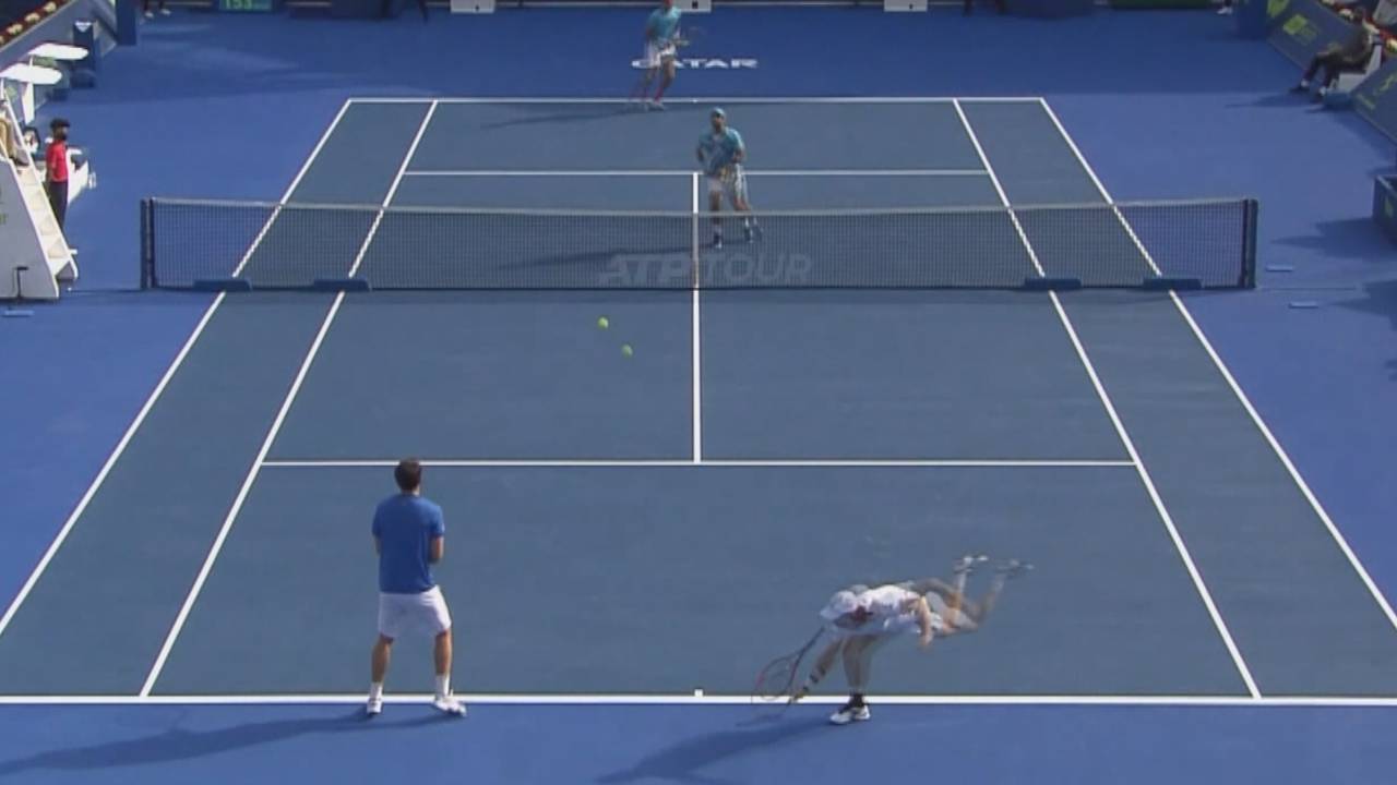 Tennis: Tim Pütz mit kurioser Schläger-Panne bei ATP-Turnier