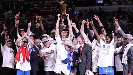 Die Dallas Mavericks feierten 2011 den NBA-Titel