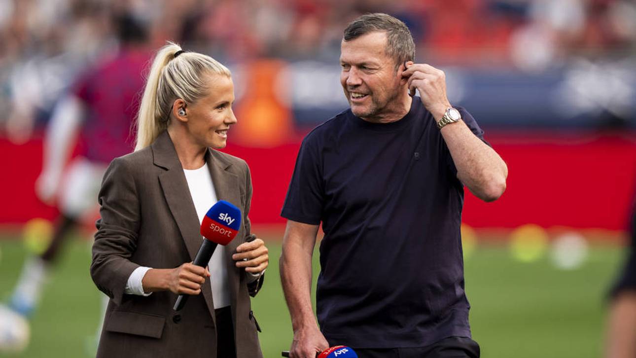 Julia Simic (l.) ist heute als TV-Expertin im Einsatz 