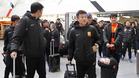 Die Spieler von Wuhan Zall reisen nach Hause