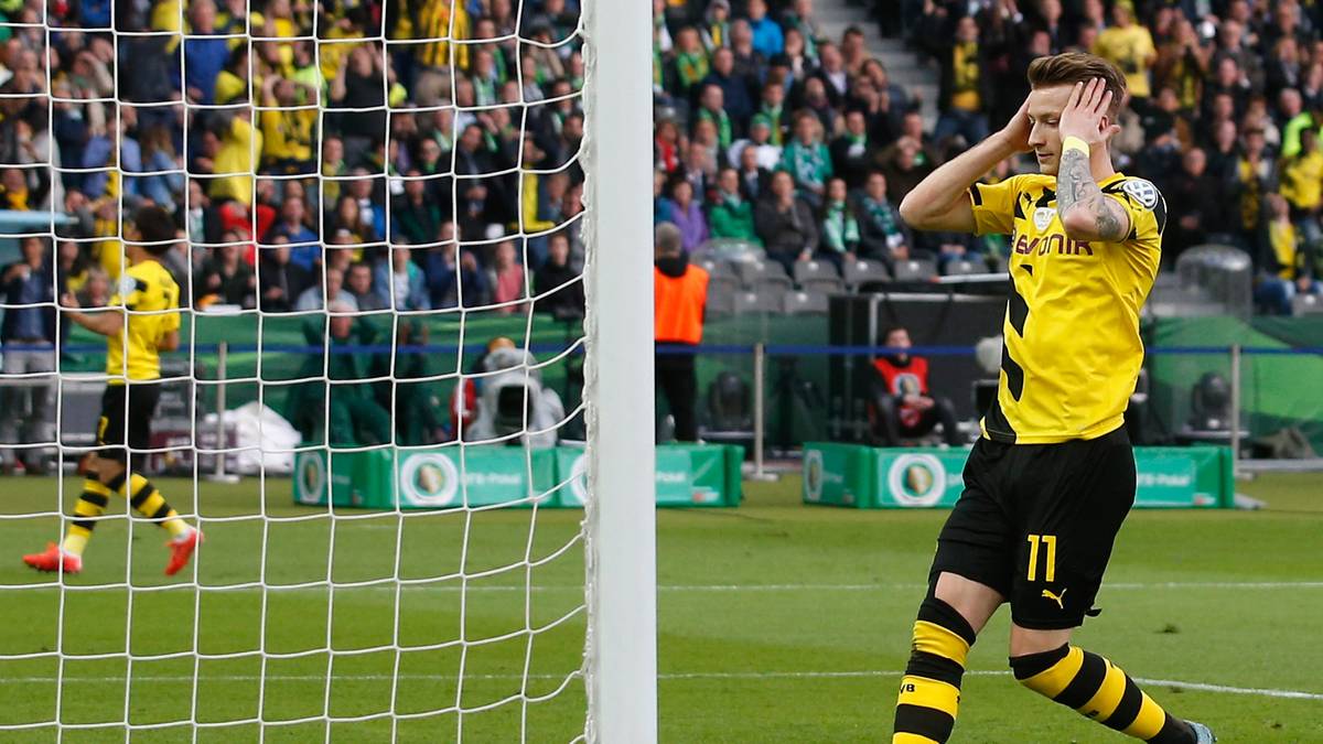 MARCO REUS: Der Nationalspieler vergibt in der Anfangsphase fahrlässig das 2:0. Versucht in der zweiten Hälfte alles, bleibt aber wie so oft in großen Spielen glücklos und ist weiter der Mann ohne Titel. Note: 4