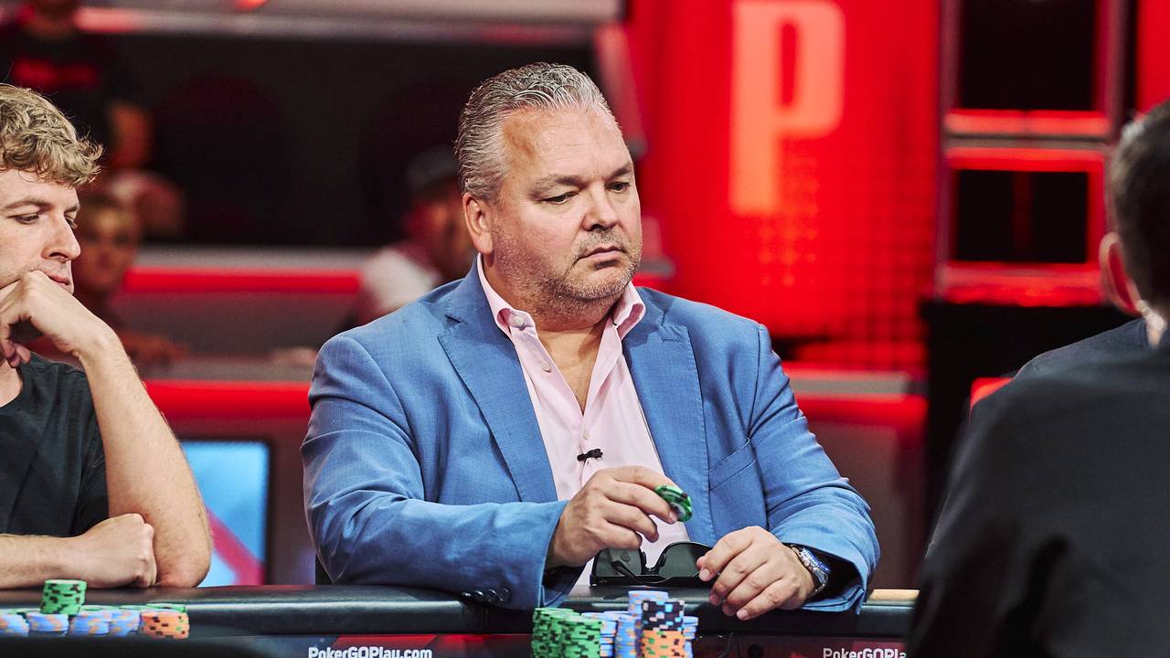 Jachtmann kurz vor dem Finaltisch