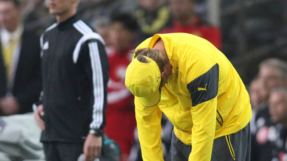 Neue Saison, neues Glück. Klopp - mittlerweile hat er Ottmar Hitzfeld als Rekordtrainer bei Dortmund abgelöst - nimmt einen neuen Anlauf, muss sich aber am Ende der Saison wieder den Bayern beugen. Und das sogar gleich zweimal