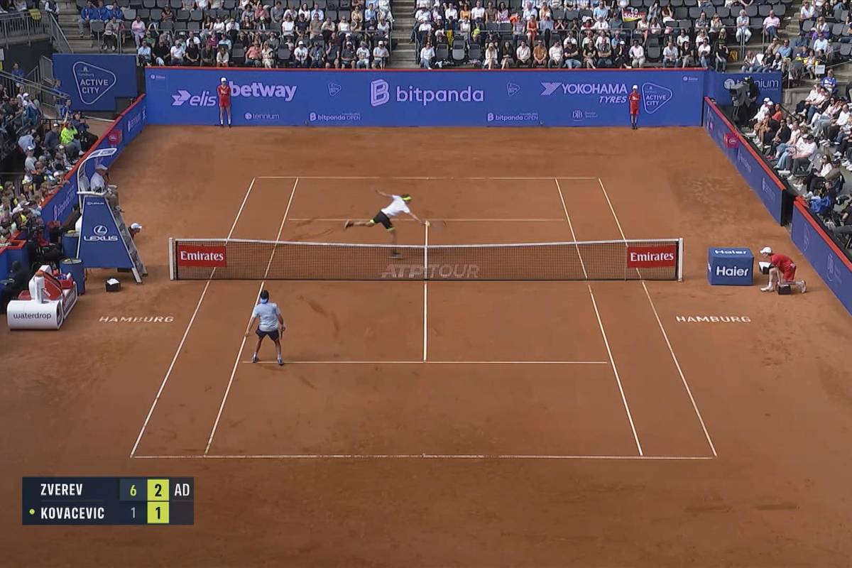 Zverev gewinnt spektakulären Ballwechsel