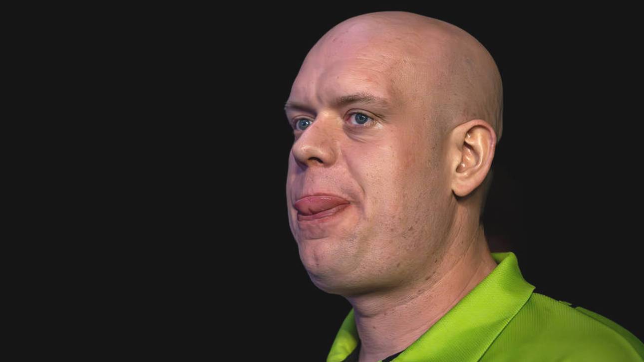 Van Gerwen kommen bei PK Tränen