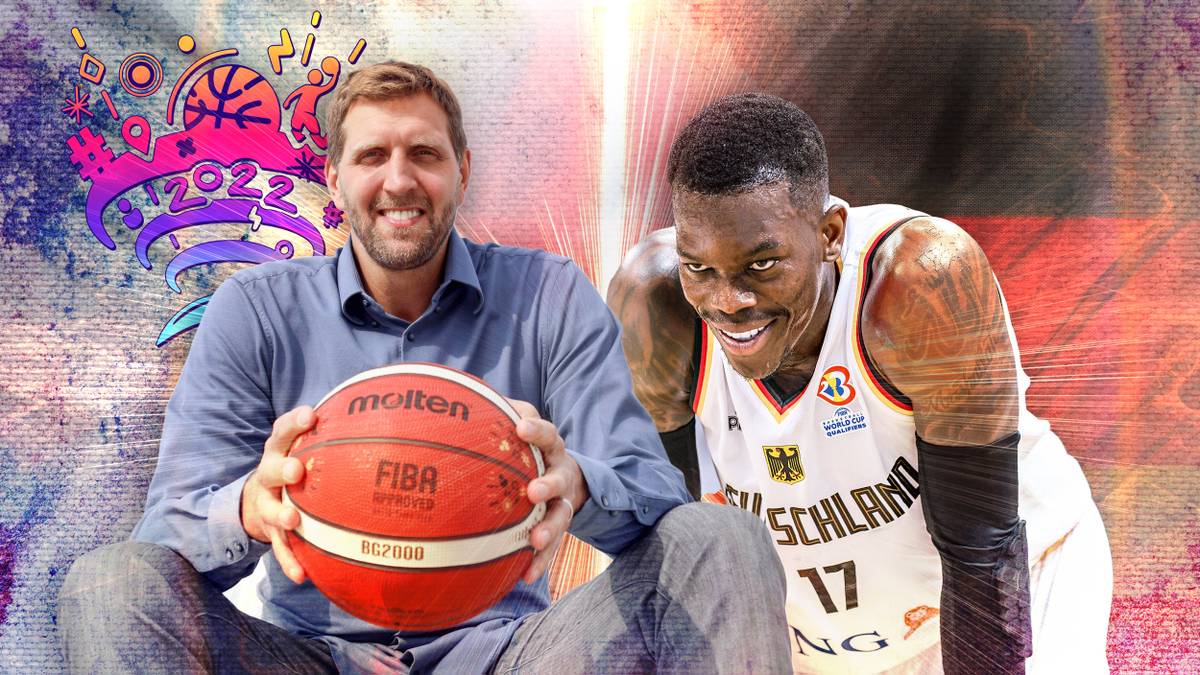 Dirk Nowitzki freut sich auf die Basketball-EM in Deutschland mit Kapitän Dennis Schröder