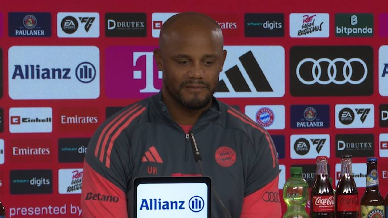 Kompany scherzt mit Reporter nach Wiesn-Frage
