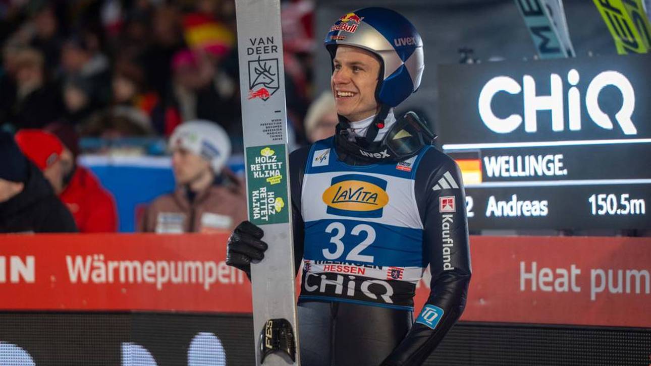 Andreas Wellinger war die Erleichterung deutlich anzumerken nach dem Heim-Weltcup in Willingen