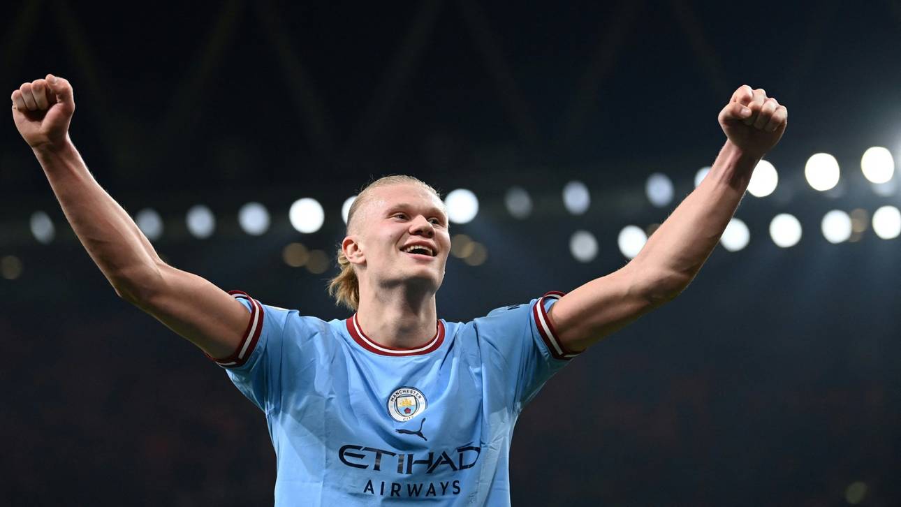 Erst FA-Cup, dann Triple: Haaland will Geschichte schreiben