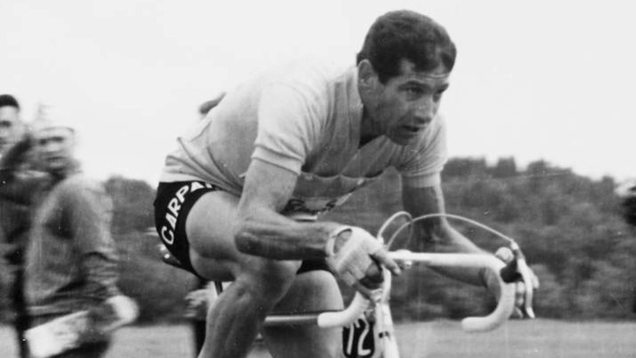 Gastone Nencini bei seinem Tour-de-France-Sieg 1960