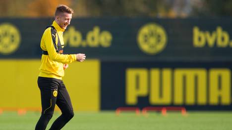 Marco Reus von Borussia Dortmund macht nach seinem Kreuzbandriss Fortschritte