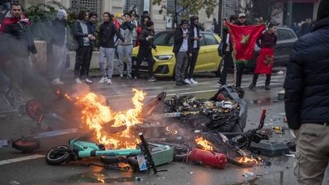 In Brüssel kam es zu brutalen Krawallen