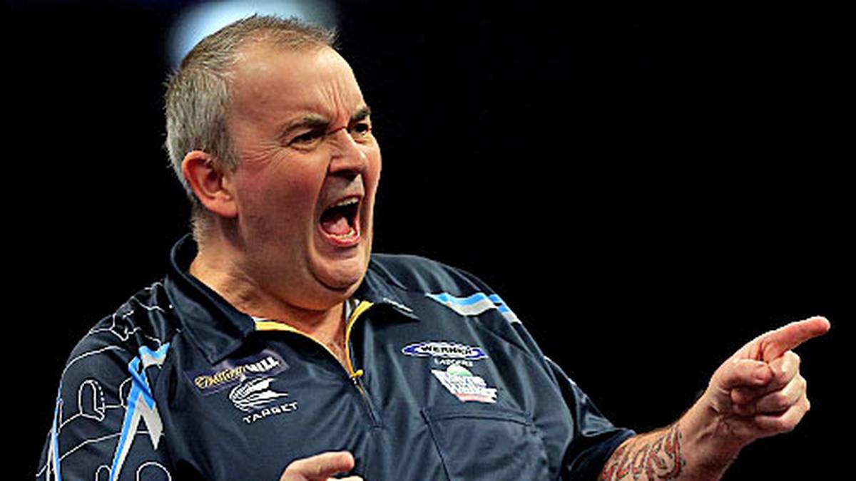 Nachdem Anderson mit 3:1 führt, dreht Taylor das Spiel auf 4:3. Und er dreht mal kurz an seiner emotionalen Schraube