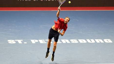 Daniil Medvedev hat das Turnier in St. Petersburg gewonnen