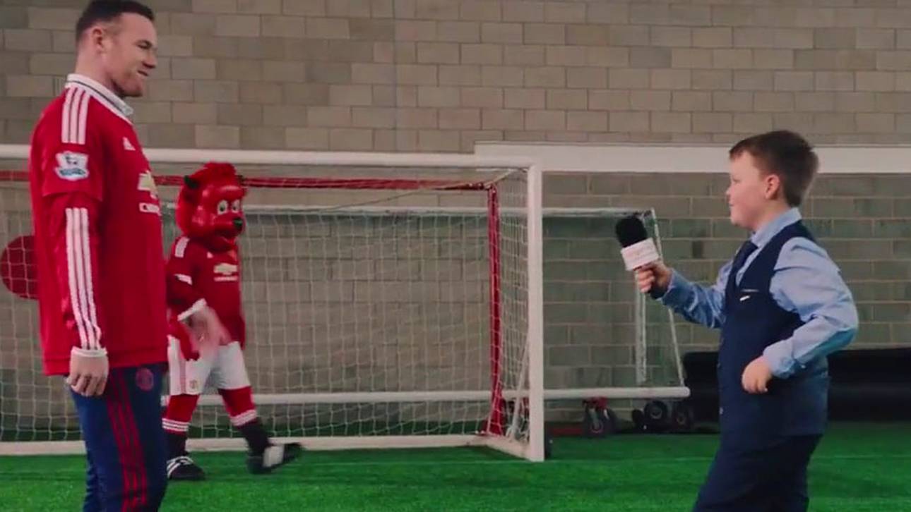 Neunjähriger bekommt Führung von Rooney