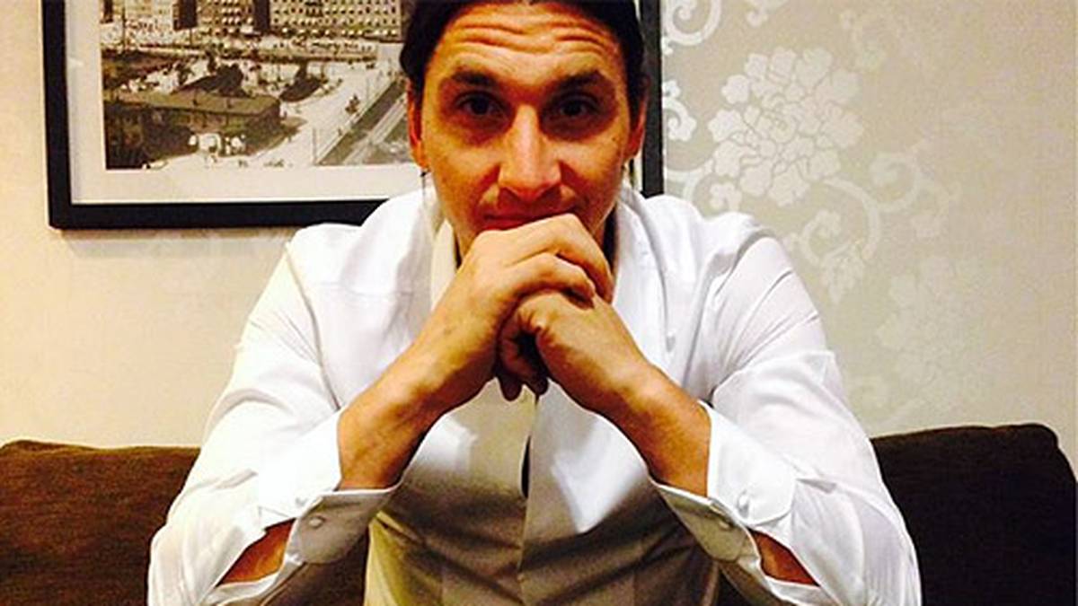 Im Dezember 2013 gewinnt Ibrahimovic in Schweden zum achten Mal den Goldenen Ball, dazu noch die Preise als bester Stürmer und für das beste Tor. Der Titel des Weltfußballes fehlt ihm dennoch in seiner Sammlung. Copyright: Facebook-Page Zlatan Ibrahimovic