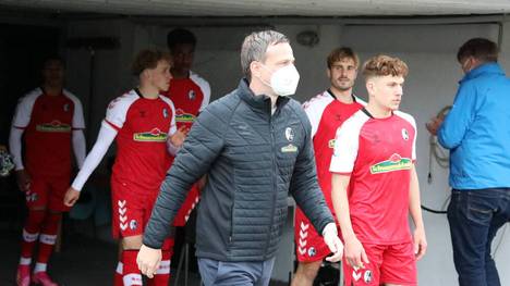 Christian Preußer liegt mit dem SC Freiburg II auf Aufstiegskurs