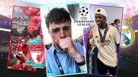 Tränengas, Polizei, Fans, Interviews, Tore, Behind The Scenes: SPORT1-Moderator Conan Furlong war beim Finale der Champions League 2022 in Paris. Im Vlog nimmt er euch in die Medienarbeit rund um das Duell FC Liverpool - Real Madrid mit.