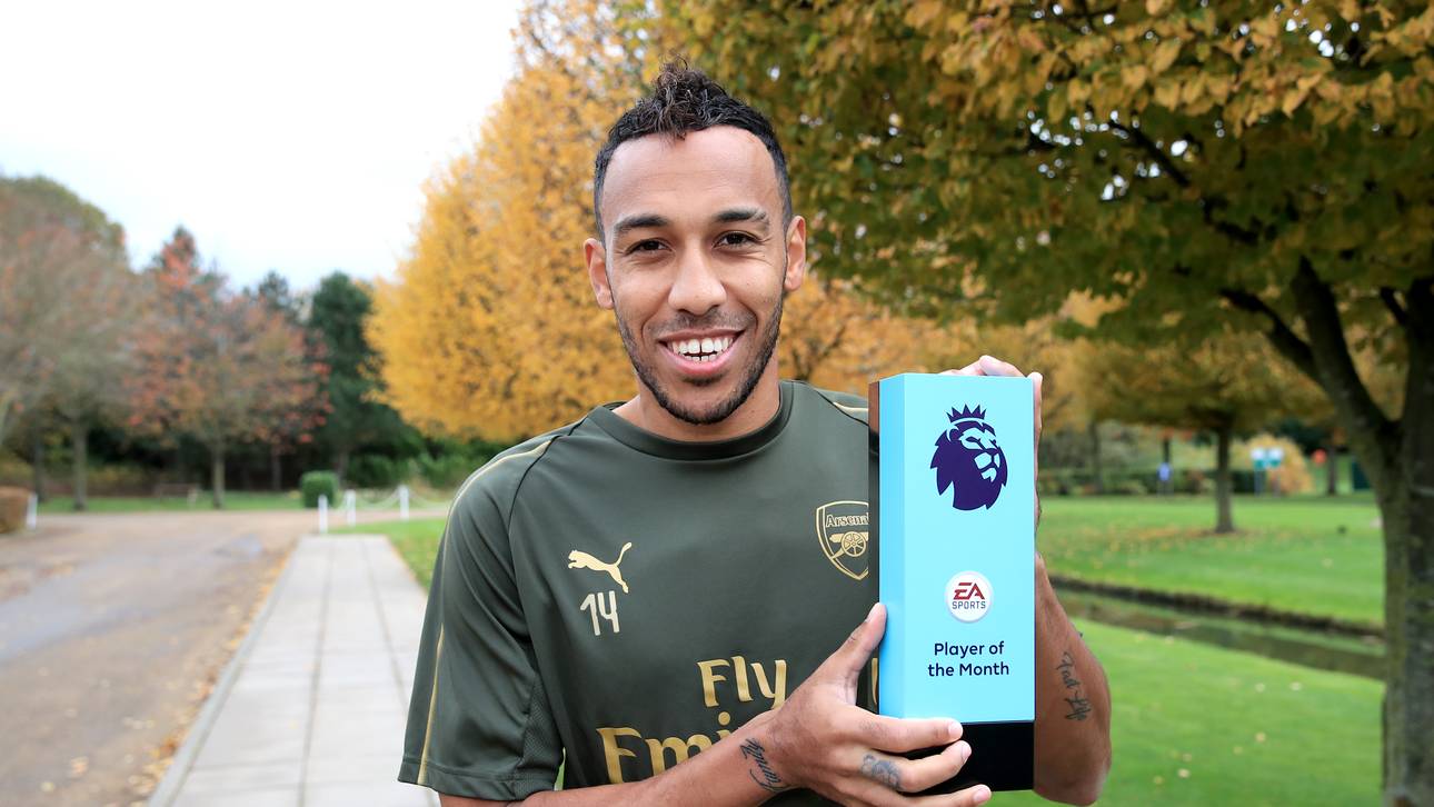 Aubameyang ist Spieler des Monats