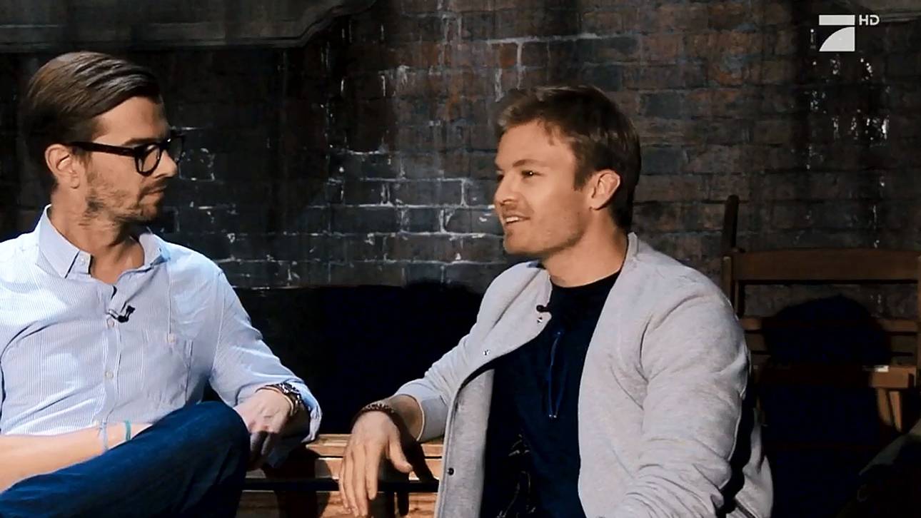 Partybeichte von Rosberg in TV-Show