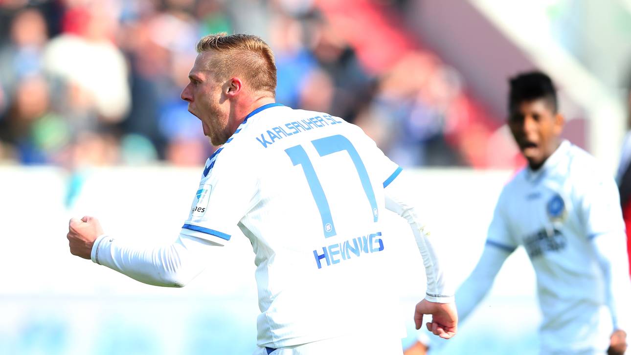 Karlsruhe klettert auf Platz drei